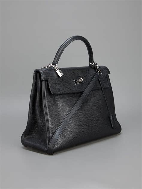 hermes kelly black 35|Hermes kelly farfetch.